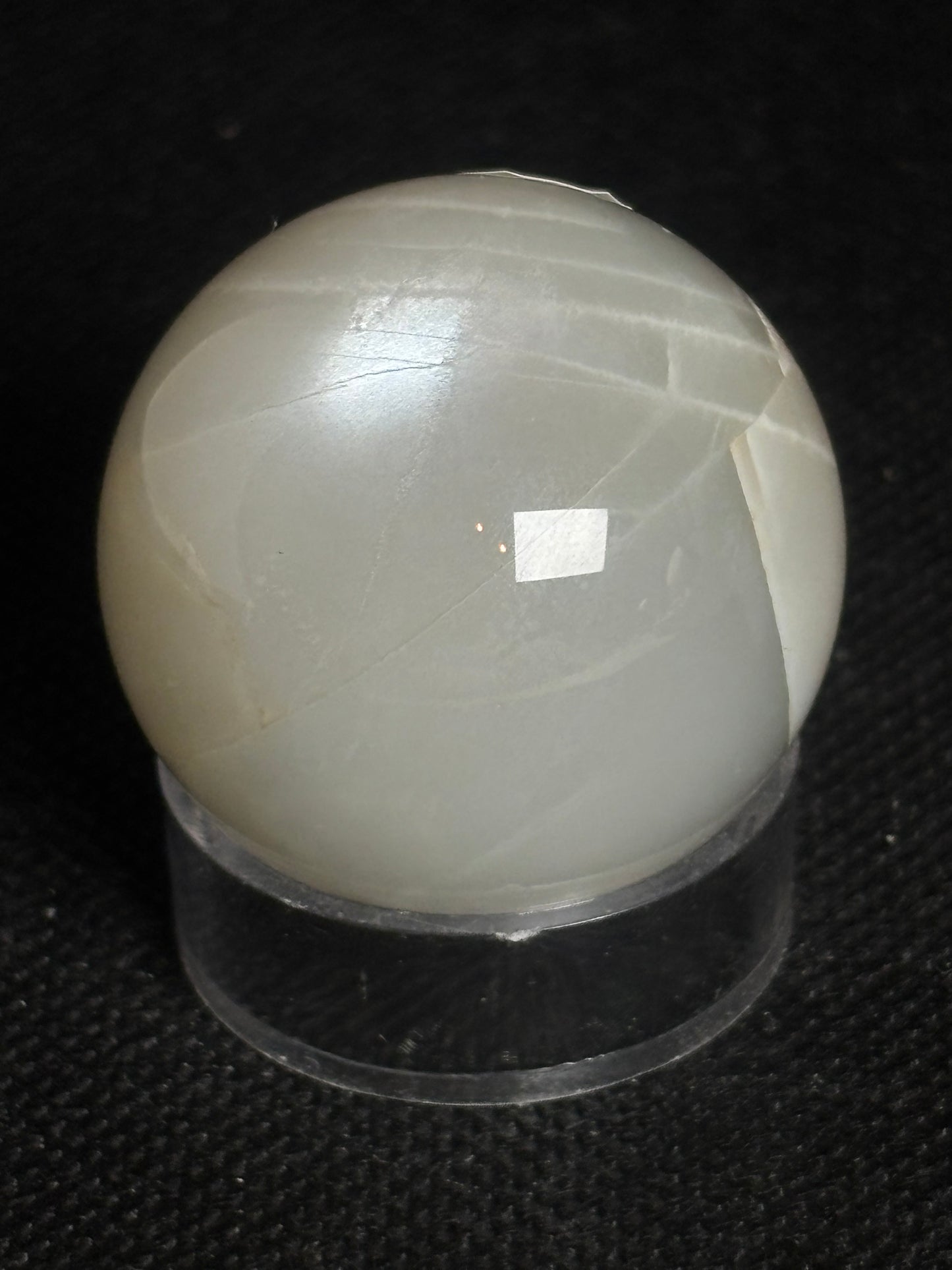 Grüner Mondstein Kugel