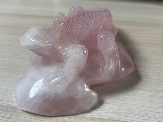 Rosenqaurz Carving Echse