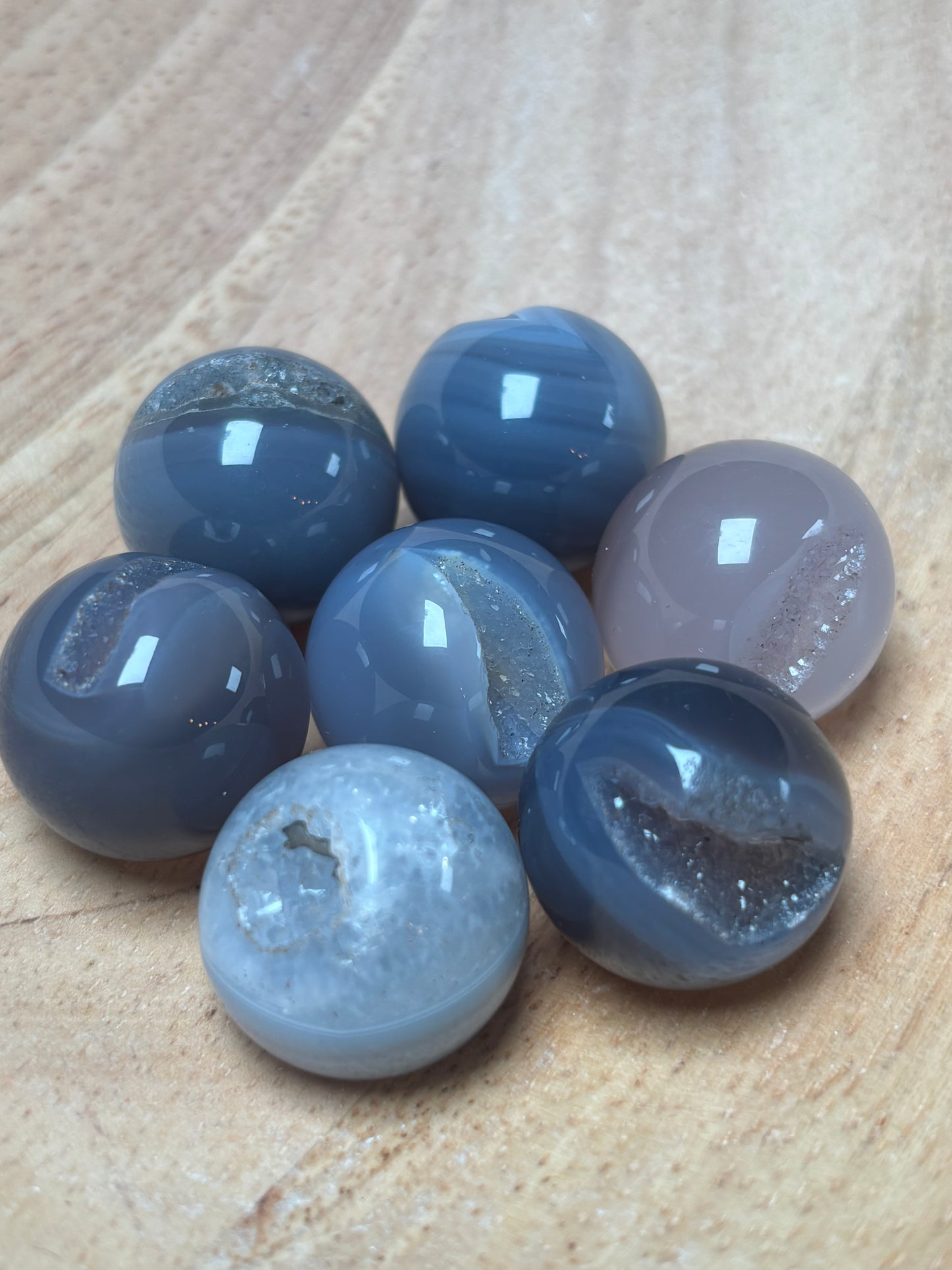 Achat Druzy Mini Kugeln