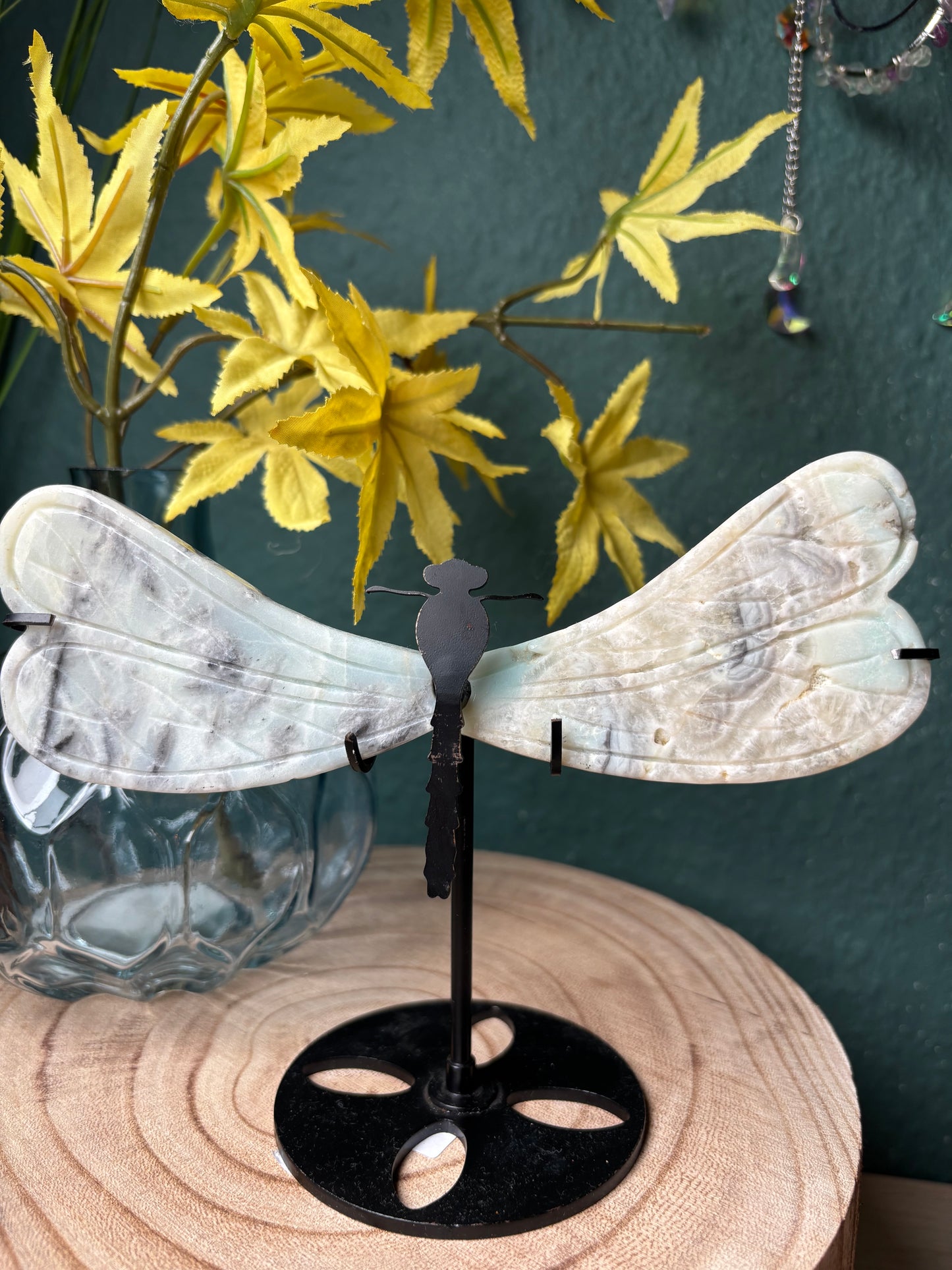 Amazonit Libelle auf Stand