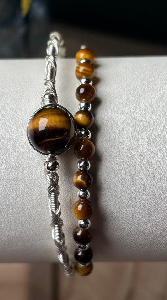 Armband -Armreif aus Kupfer verschiedene Edelsteine Auswahl