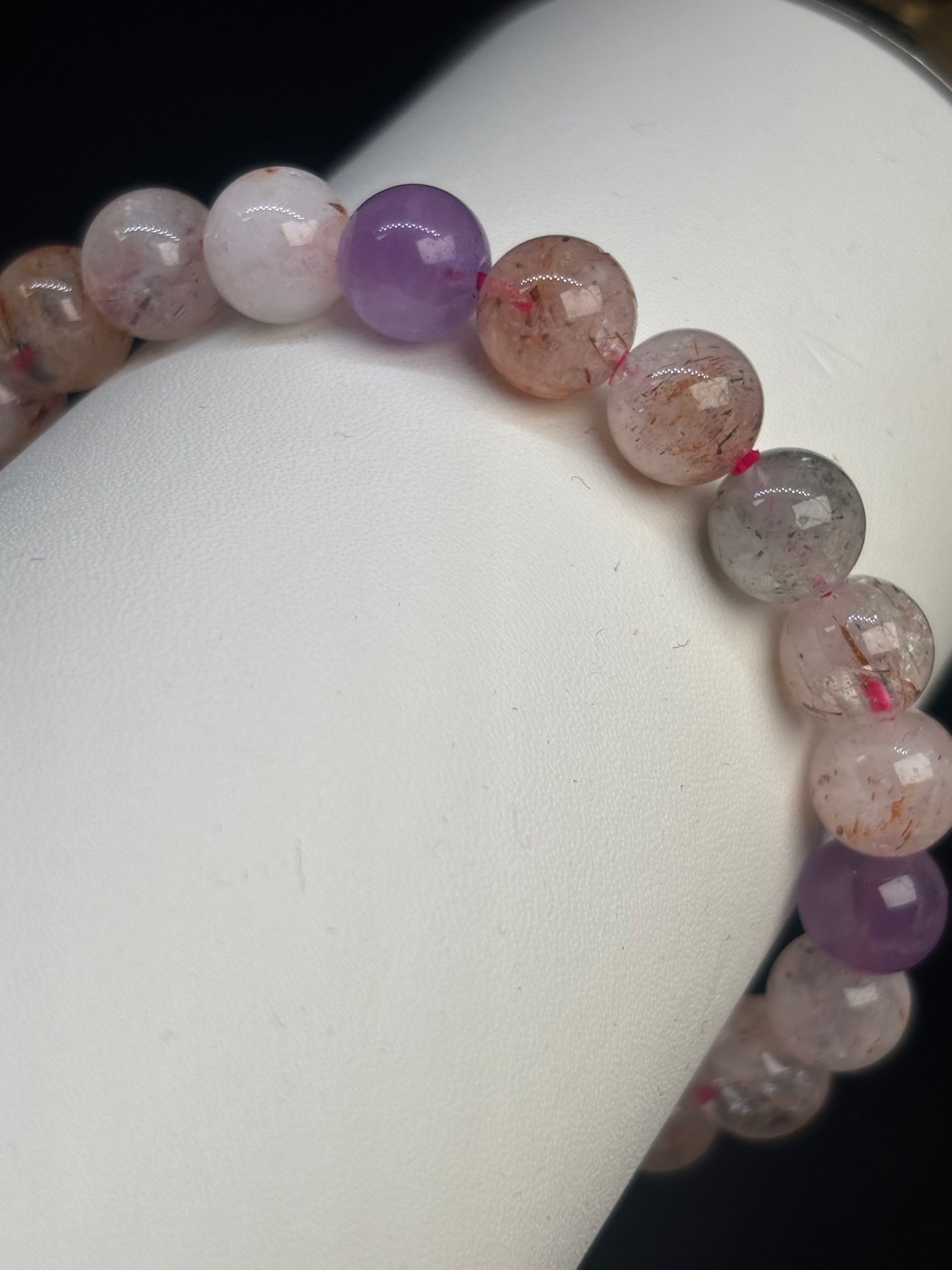Amethyst Rutil Qaurz Armband
