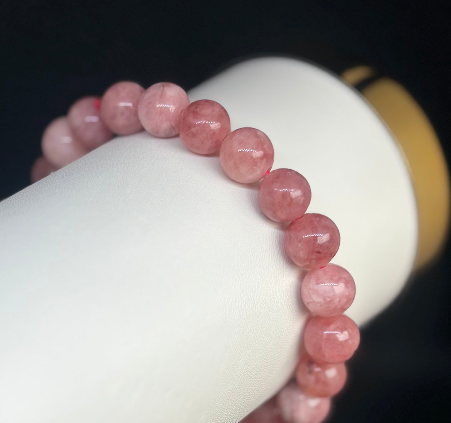 Erdbeerqaurz Armband