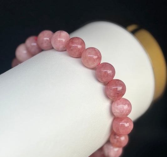 Erdbeerqaurz Armband