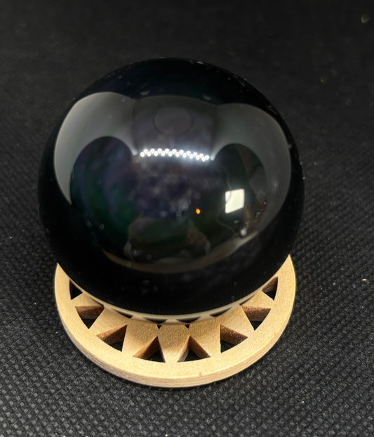 Regenbogen Obisdian Kugel