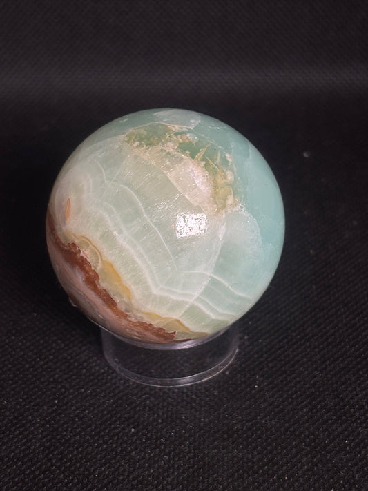 Grüner Calcit Kugel