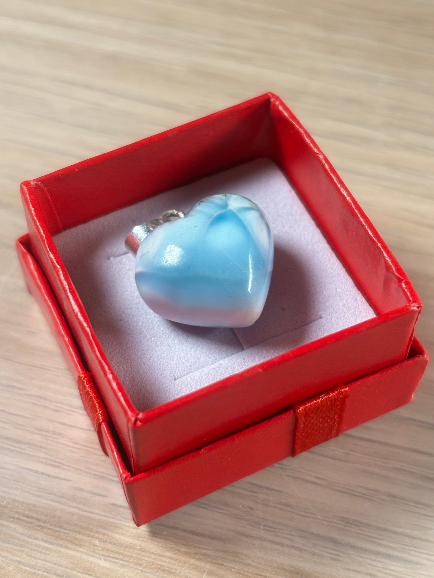 Larimar Herz Anhänger