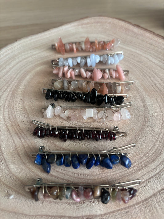 Haarclips verschiende Edelsteinen