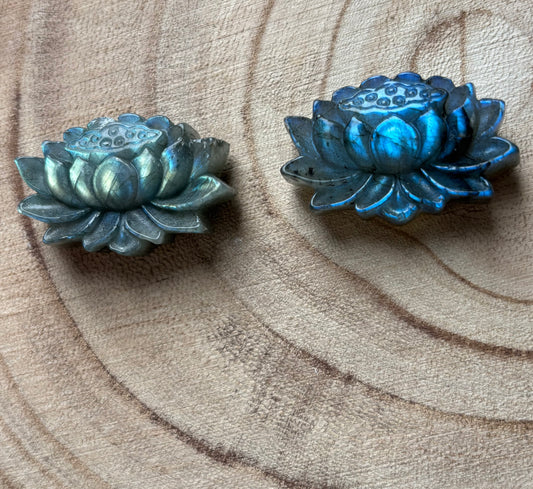 Labradorit Lotus Blüten