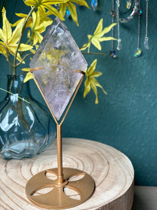 Amethyst Raute mit Stand