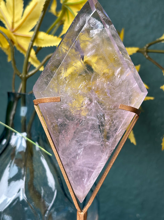 Amethyst Raute mit Stand