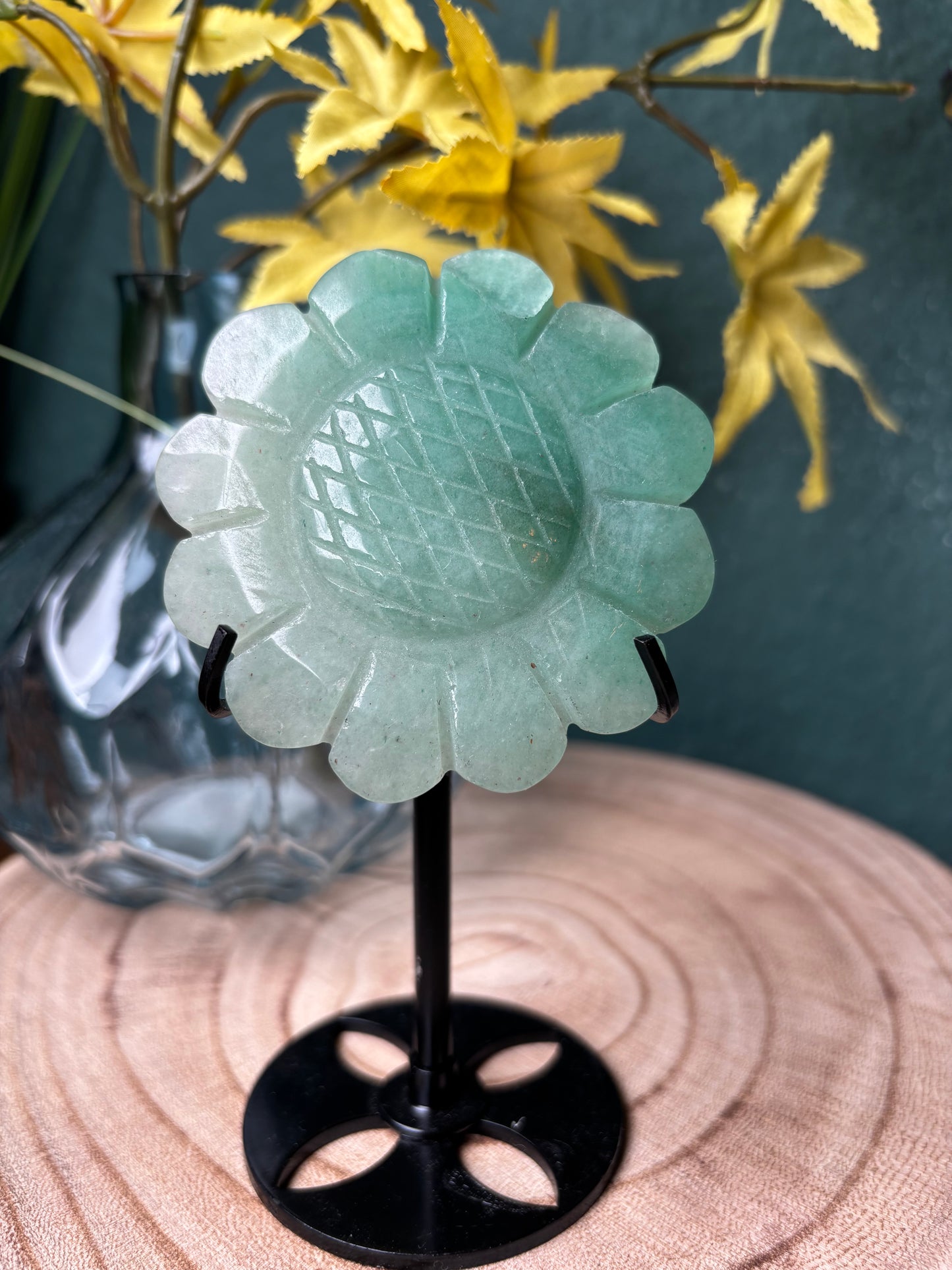 Aventurin Blume auf Stand