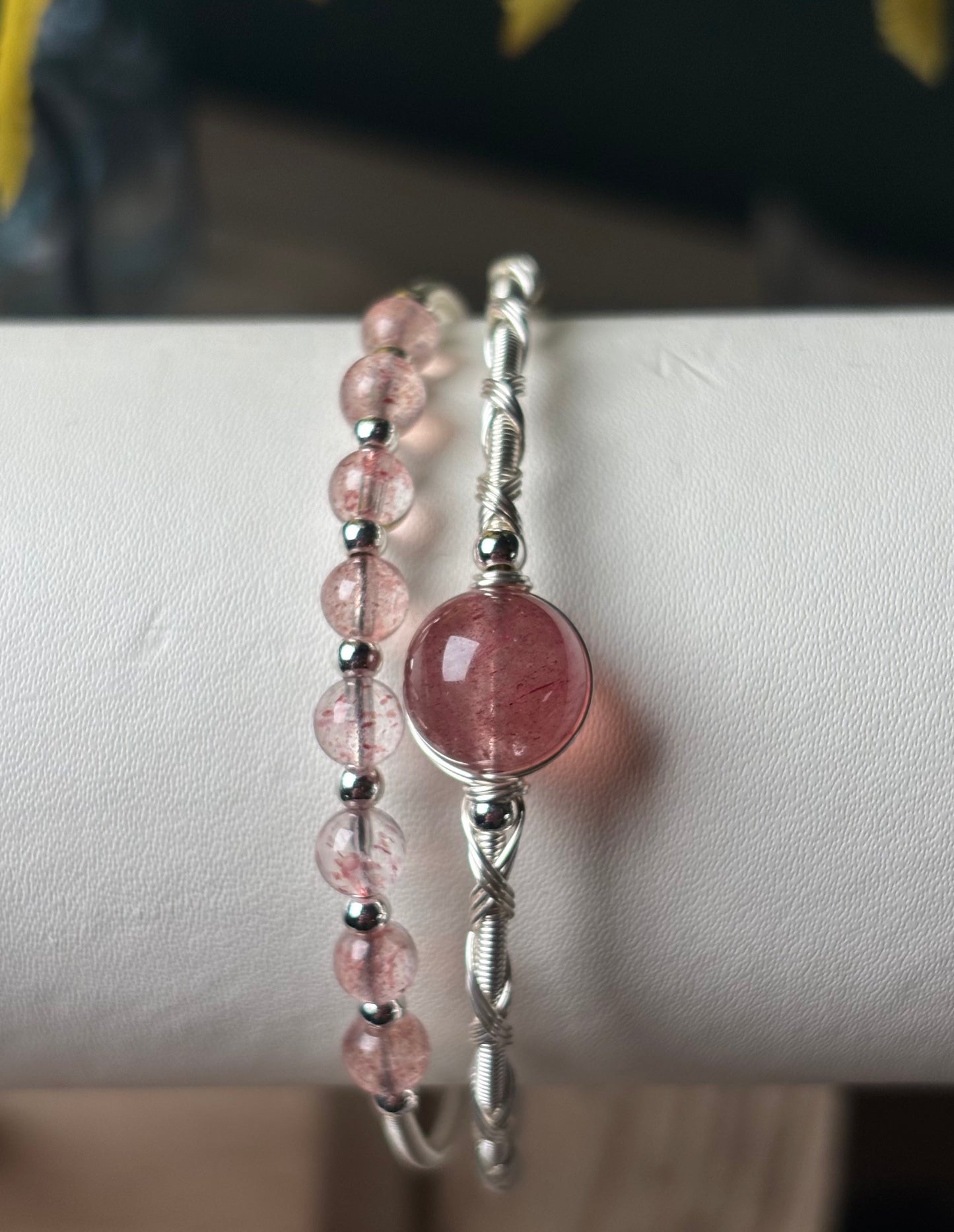 Armband -Armreif  aus Kupfer verschiedene Edelsteine Auswahl