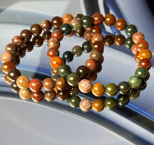 Jaspis Armband