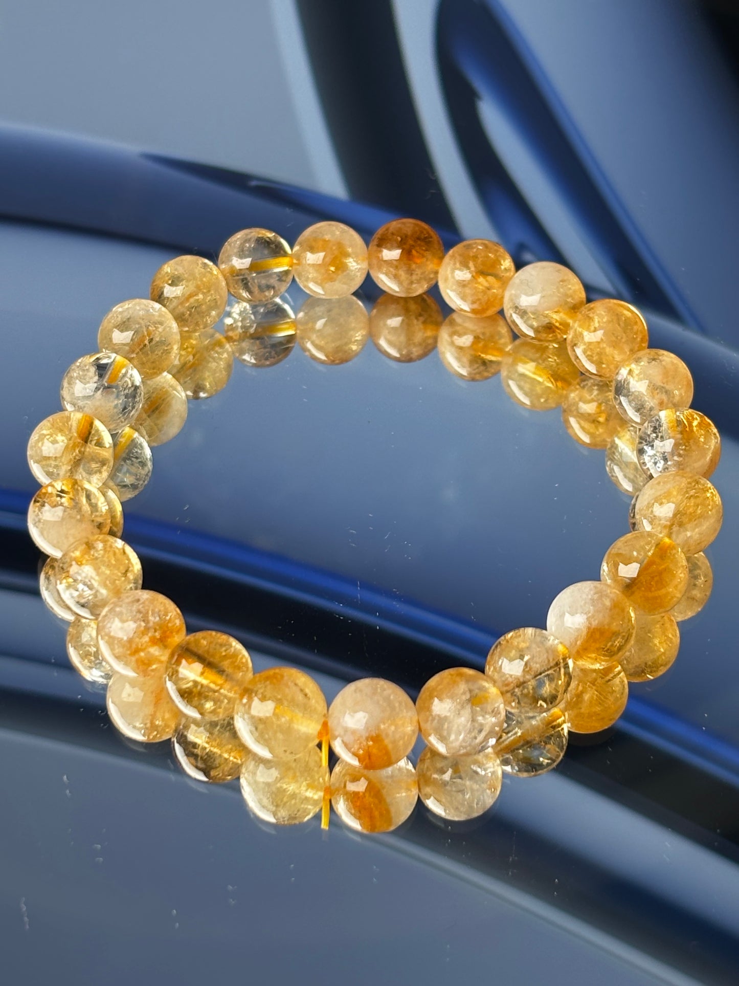 Gebrannter Citrin Armband