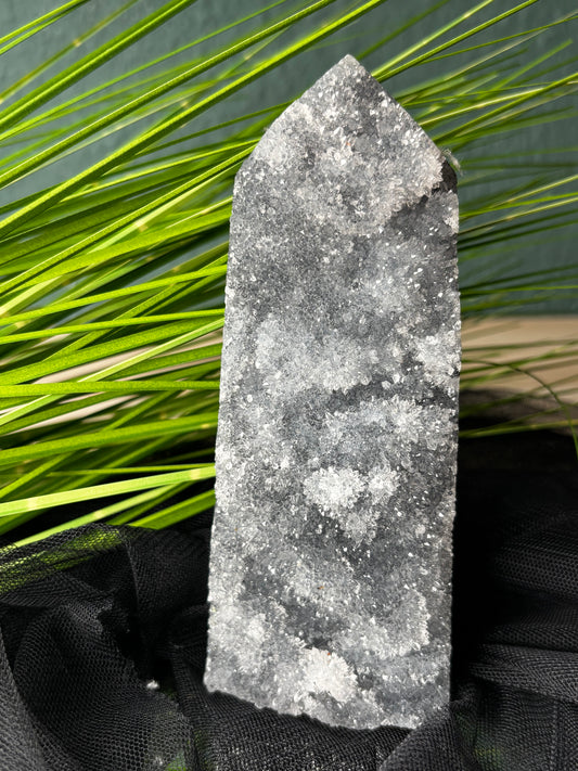 Sphalerit Turm mit Sugar Seite – 14,3 cm