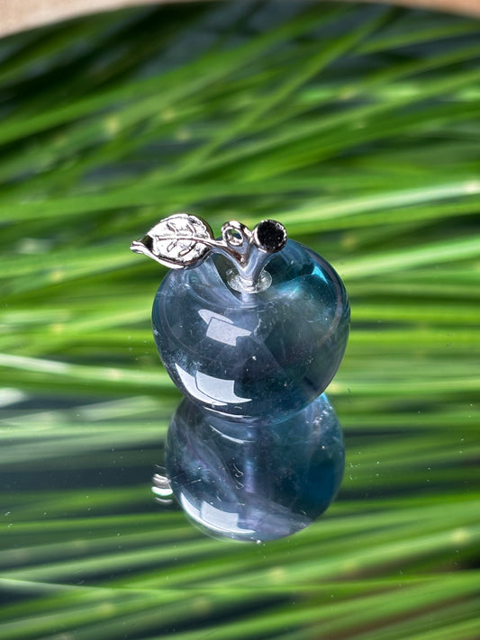 Äpfel aus Fluorit – Verschiedene Farben zur Auswahl