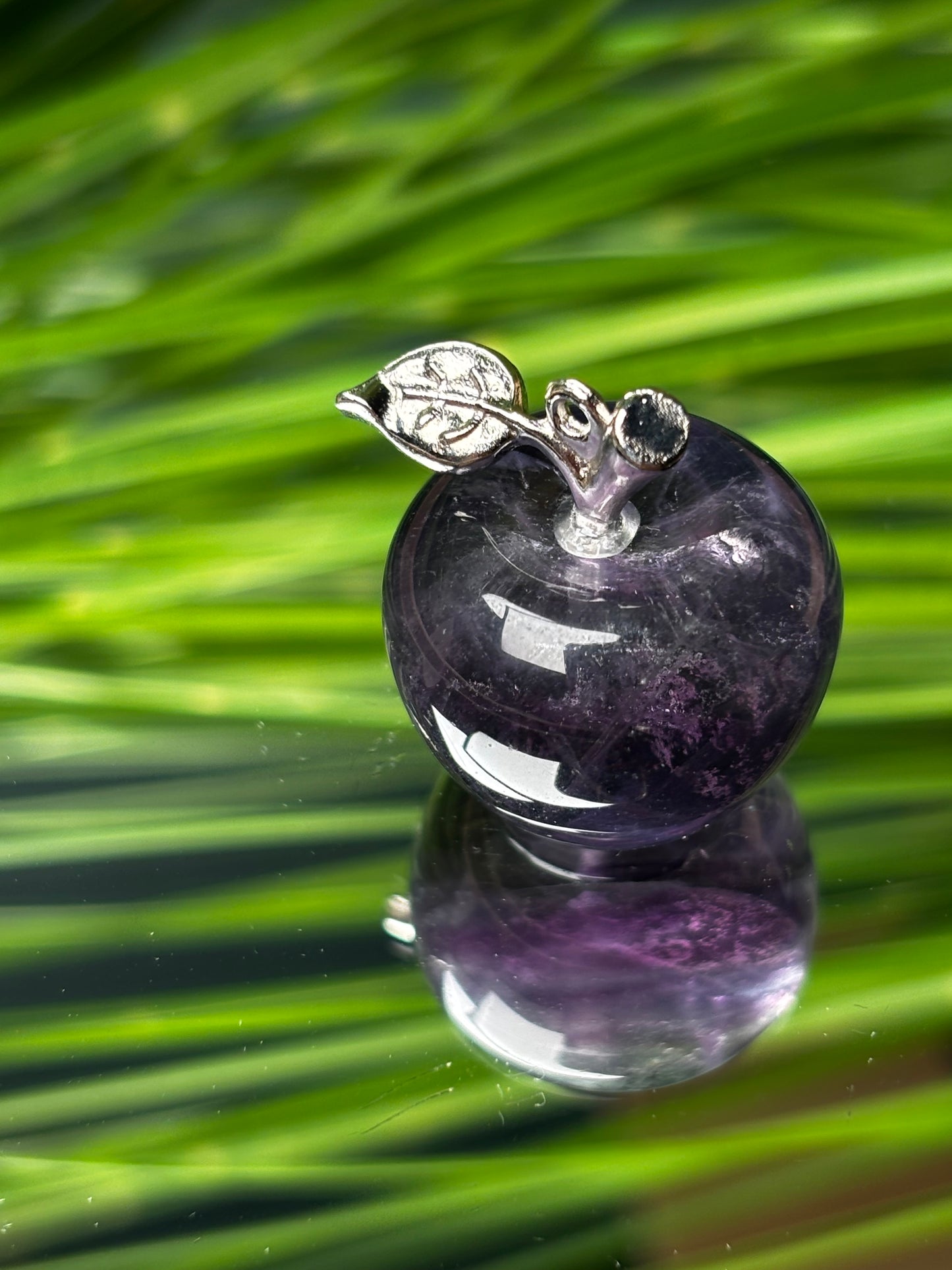 Äpfel aus Fluorit – Verschiedene Farben zur Auswahl