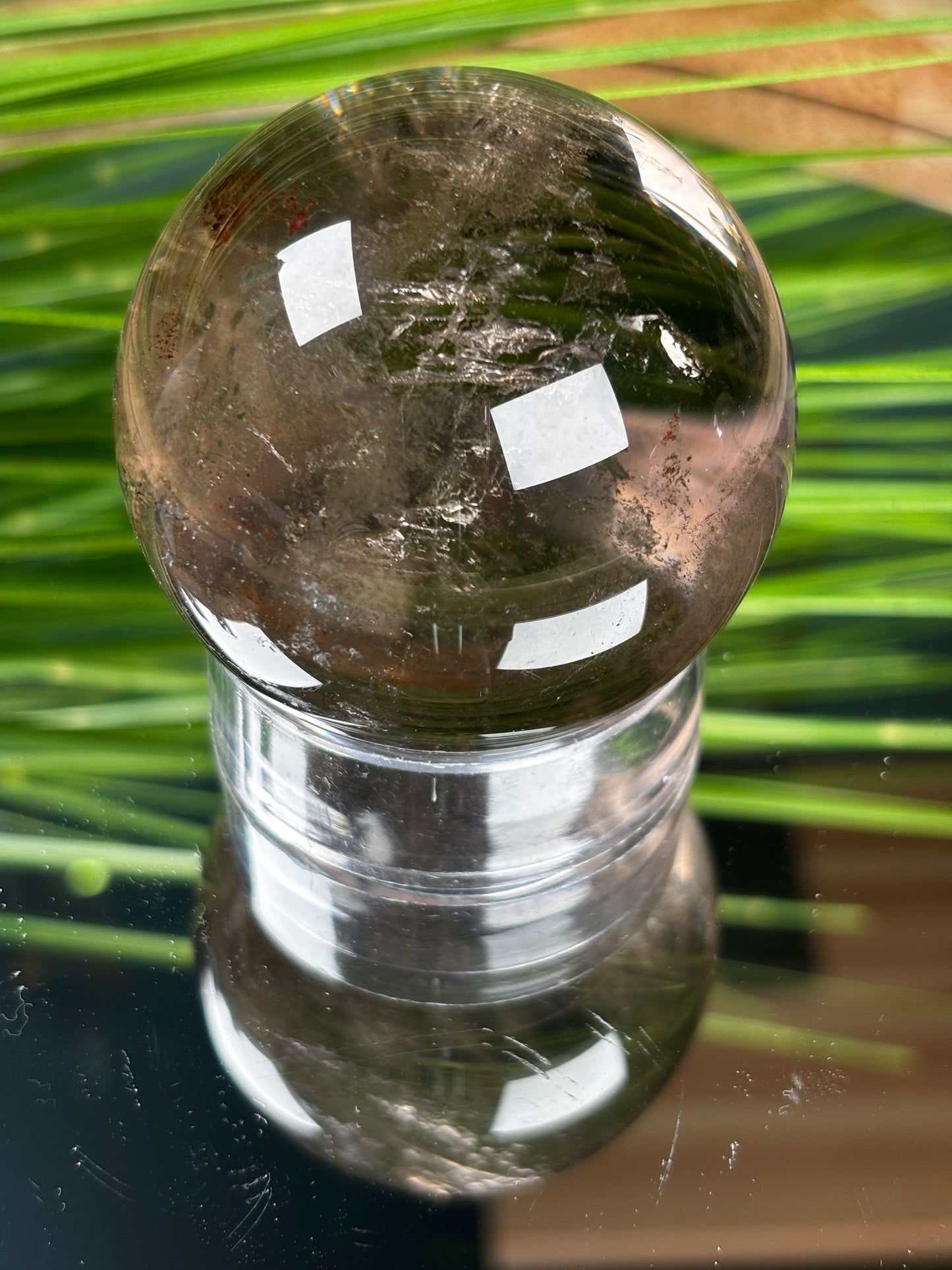 Rauchquarz Kugel – 5,46 cm Durchmesser