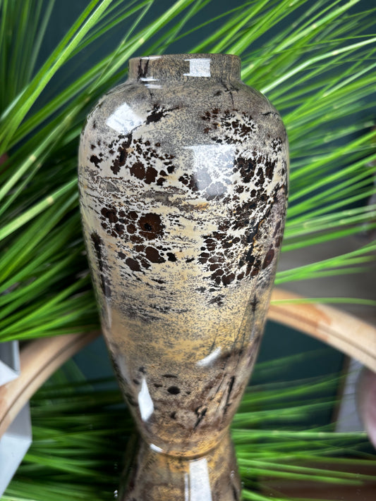 Landschaftsjaspis Vase 17 cm