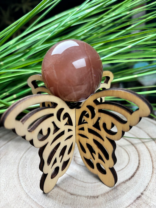 Holz Schmetterling Halterung für Kugeln