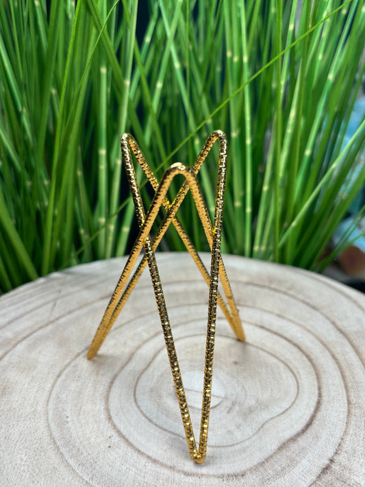 Metall Halterung für Kristall-Zepter – Mittel & Groß