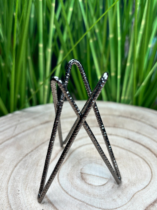 Metall Halterung für Kristall-Zepter – Mittel & Groß