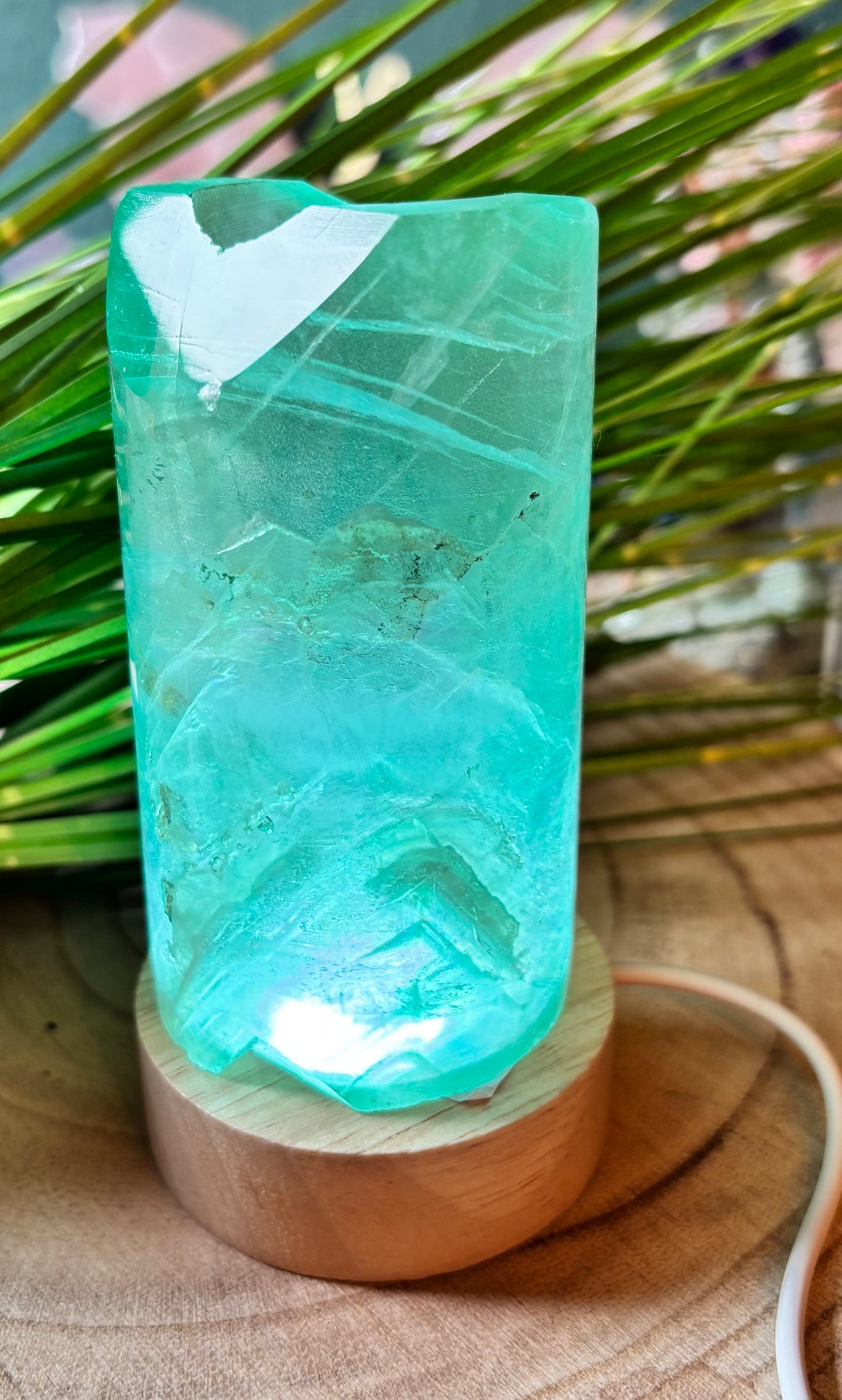 Fluorit Säule 9,7 cm - Naturstein