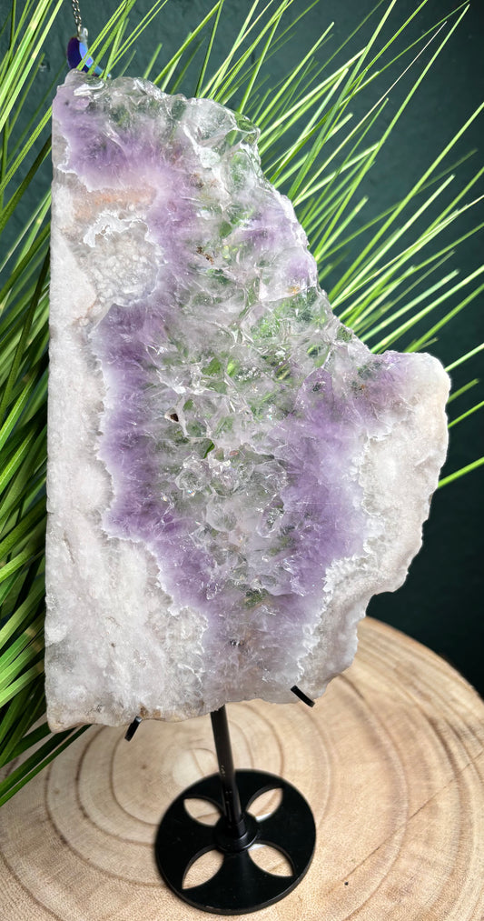 Amethyst Slab 18,8 cm - Naturstein Scheibe