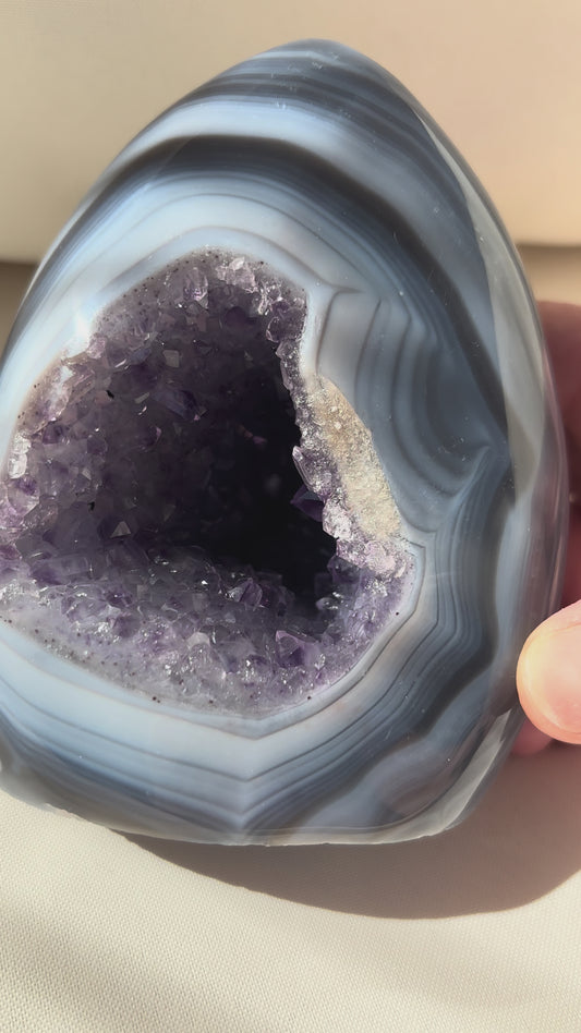 Amethyst Achat Freiform