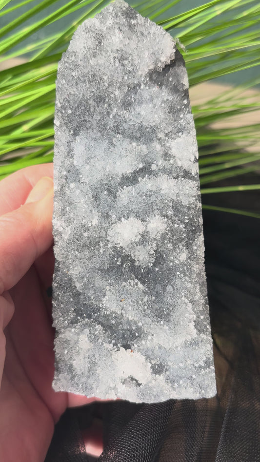 Sphalerit Turm mit Sugar Seite – 14,3 cm